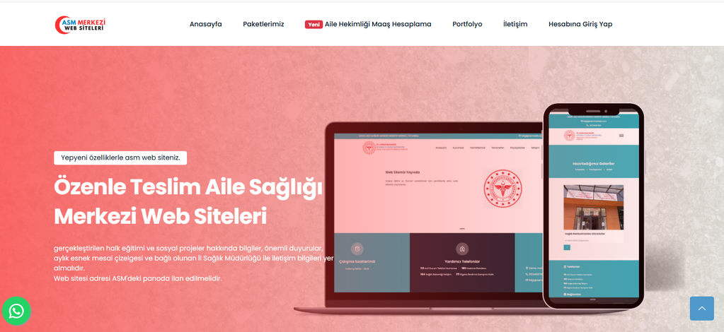 ASM MERKEZİ KURUMSAL WEB SİTELERİ